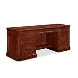 DMi Arlington Wood Credenza Desk in Medium Walnut