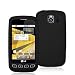 Electromaster(TM) Brand - Black Silicone Rubber Gel Soft Skin Case Cover for US Cellular LG Optimus U / Virgin Mobile LG Optimus V / Sprint LG Optimus S