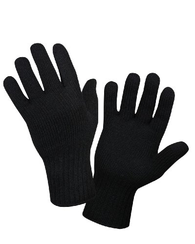 Black Military Wool Glove Liners