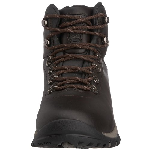Hi-Tec Vlite Altitude Ultra Luxe Waterproof WPi Hiking, Chaussures randonnée homme - Chocolat - Cuir pleine fleur, 43 EU