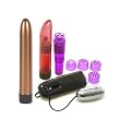 Doc Johnson Little Pearl 7" Vibrator Copper Muti-Speed Adult Sex Toy Kit
