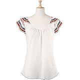 Ruffle Sailor Collar Top (Petite, Tall & Misses Sizes XS-3X)