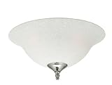 Sale Season Hunter 28594 Scavo 12-Inch Glass Bowl Light with Finials in Bright Brass, Antique Brass, Brushed Nickel and White