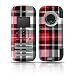 Red Plaid Design Protective Skin Decal Sticker for LG enV VX9900 Cell Phone