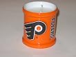 PHILADELPHIA FLYERS Team Logo Embossed Scented Decorative VOTIVE CANDLE