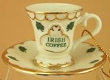 Review Kurt Adler  / Irish Coffee Cup & Saucer Christmas Ornament #J4099