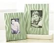 Waterfront Gree-Blue Wave Photo Frames Set of 2