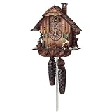 buy cheap price Schneider 8-Day Movement Cuckoo Clock with Owl and Squirrel 8T 1105/10 - 12