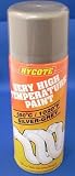 Very High Temperature Paint 650 degrees Aerosol 400ml Silver Grey