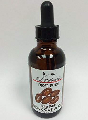 (2 Oz) By Natures Castor Oils - 100% Natural (Extra Dark Black Castor Oil)