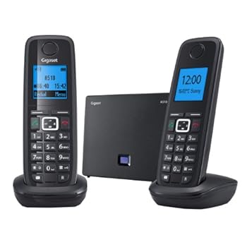 Gigaset A510 IP DUO Telephone sans fil (1*A510H + 1*A510IP) Noir Gigaset A510 IP DUO Telephone sans fil (1*A510H + 1*A510IP) Noir