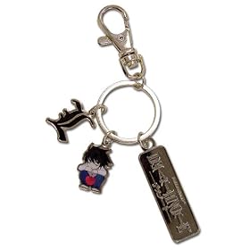 Death Note L Sd Metal Keychain