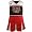 adidas Nebraska Cornhuskers Scarlet Juvenile Two-Piece Cheerleader Dress
