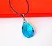 Sword Art Online SAO Kirito / Asuna's/ Yui Cosplay Crystal Necklace Light blue