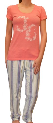 Juicy Couture Women's JC Pajama Top and Bottom Set