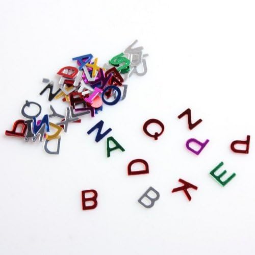 QF-Powder Special Alphabet Word Nail Art 12 Mixed Color Powder Dust Polish #PD12-13
