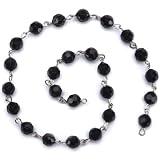 Blue Moon Angel Bead Chain 141/Pkg Black Acrylic Beads 41R%2BQtHaJYL. SL160 Blue Moon Angel Bead Chain 141/Pkg Black Acrylic Beads