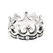 Sterling Silver Ring - Crown - Size: 6-9