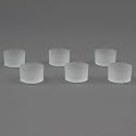 Tealight Candle Holder Frosted Glass Set of 12
