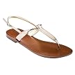 Women's Merona&reg; Erina Thong Sandals - Dark Pewter