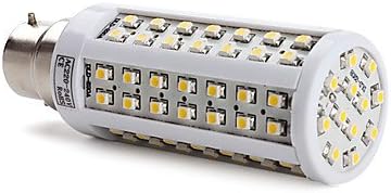 LED Bulbs - B22 96x3528 SMD 5W 650LM 2800-3200K Warm White Light LED Corn Bulb (220-240V)