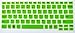 Folox® Silicone Laptop Keyboard Skin Cover for Lenovo Ideapad S206, Yoga 11 Ultrabook, YOGA 11S, IdeaTab K3011W, S210T Touchbook, K2450,FLEX 10,FLEX A10,YOGA2 11,11 inch YOGA3 11 (Green)