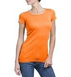 Michael Stars Supima Raw Edge Crew Neck Tee
