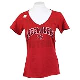 Tampa Bay Buccaneers Women's Fashion Cut NFL Shirt - Red - Medium
