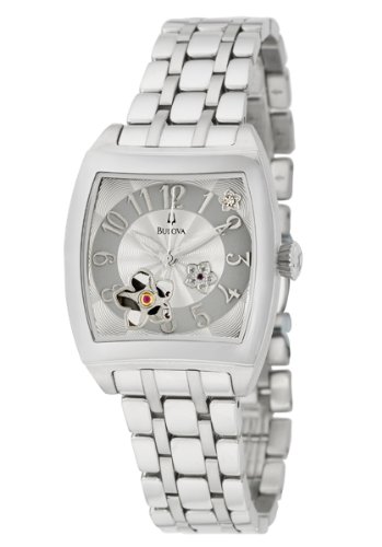 Bulova Women's 96P119 BVA Series Floral Aperture Dial Watch
