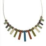 Aventurine Necklace 08 Beaded Chalcedony Jasper Sodalite Turquoise Green Blue 26