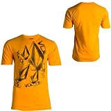 Volcom Stoney Drip Basic T-Shirt - Short-Sleeve - Men's Orange, XL