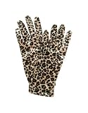Forzieri Leopard Patterned Gloves Sand