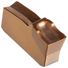 Sandvik Coromant Q-Cut 151.2 Carbide Parting Insert, GC1125 Grade, Multi-Layer Coating, 5F Chipbreaker, 1 Cutting Edge, L151.2-200 08-5F, 0.0039" Corner Radius, 20 Insert Seat Size (Pack of 10)