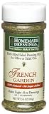 Homemade Dressings, Herb Filled Salad Dressing Mix for Olive or Salad Oils, French Garden, 3.6-Ounce Containers (Pack of 3)