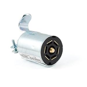 Curt Manufacturing I-19 7-Pole Metal Connector Trailer End by Curt Manufacturing