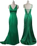 3272 Qpid Showgirl Classic Green Satin Ball Gown Bridesmaid Evening Dress Prom Dress Uk Size 8 To 20****FREE UK DELIVERY & RETURN****