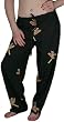 Pants, Rayon Drawstring - Rainbow Dragonflies on Black