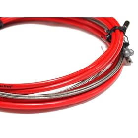 Jagwire Ripcord Gear Kit Each Red [Sports]