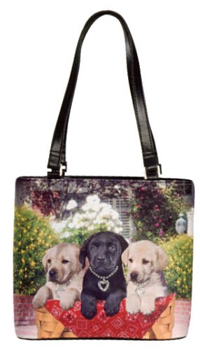 Lab Puppies (Labrador Retriever) Bucket Handbag