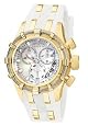 Invicta Women`s 6948 Reserve Collection Bolt Chronograph White Polyurethane Watch