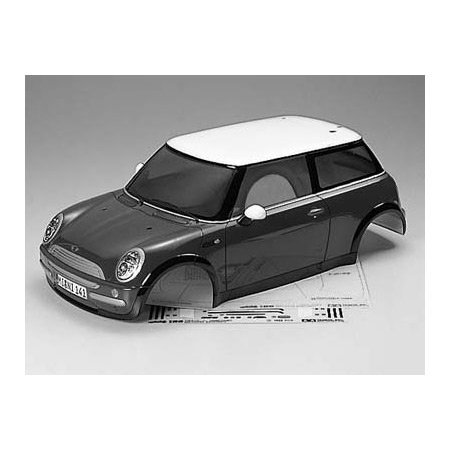 41R%2Bthg2RgL BMW Mini Cooper RC Body Set, Clear