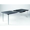 Ausziehtisch Tavolo 160/220 x 100 cm, silber/anthrazit