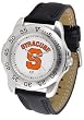 Syracuse Orangemen Suntime Mens Sports Watch w/ Leather Band - NCAA College Athletics