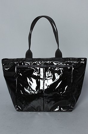 LeSportsac The Every Girl Tote in Black Patent,Bags (Handbags/Totes) for Women