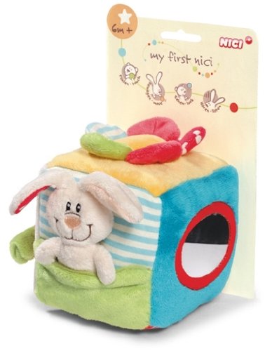 Imagen 2 de Nici 33513 - Cubo de actividades con conejo de peluche [importado de Alemania]