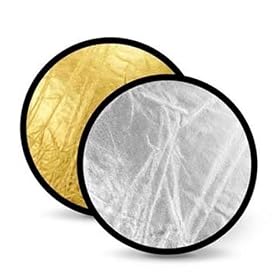 Polaroid Pro Studio 22 Collapsible Circular Reflector Disc, Gold/Silver Includes Deluxe Carrying Case