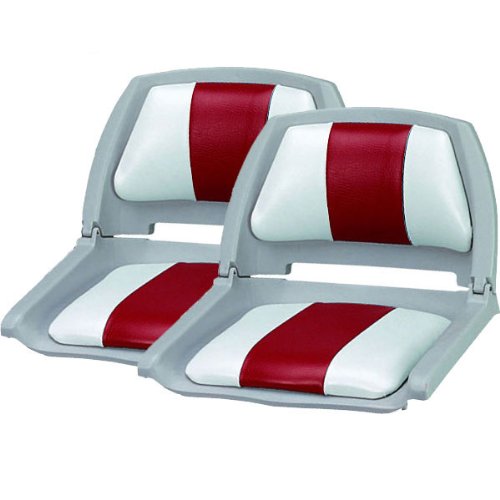 Set of 2, Molded Fold Down Seats, Red