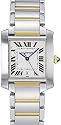 Cartier Men's Tank Francaise Automatic Stainless Steel and 18K Gold Watch #W51005Q4