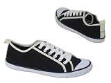 Garage Shoes - Dodger - Womens Flat Canvas Shoe