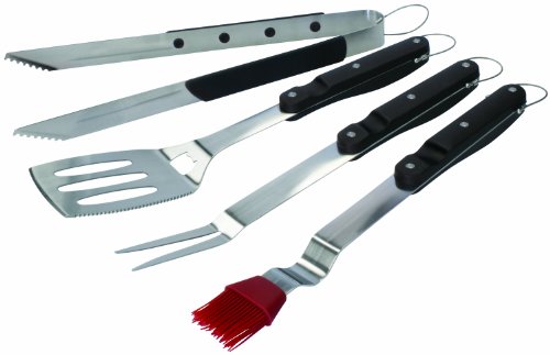 GrillPro 40085 4-Piece Stainless Steel Tool Set